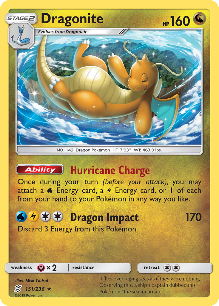 Dragonite (151/236) [Sun & Moon: Unified Minds] | Exor Games Summserside