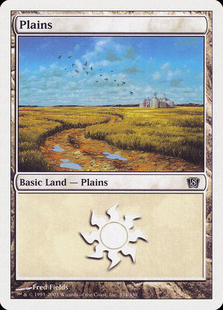 Plains (334) [Eighth Edition] | Exor Games Summserside