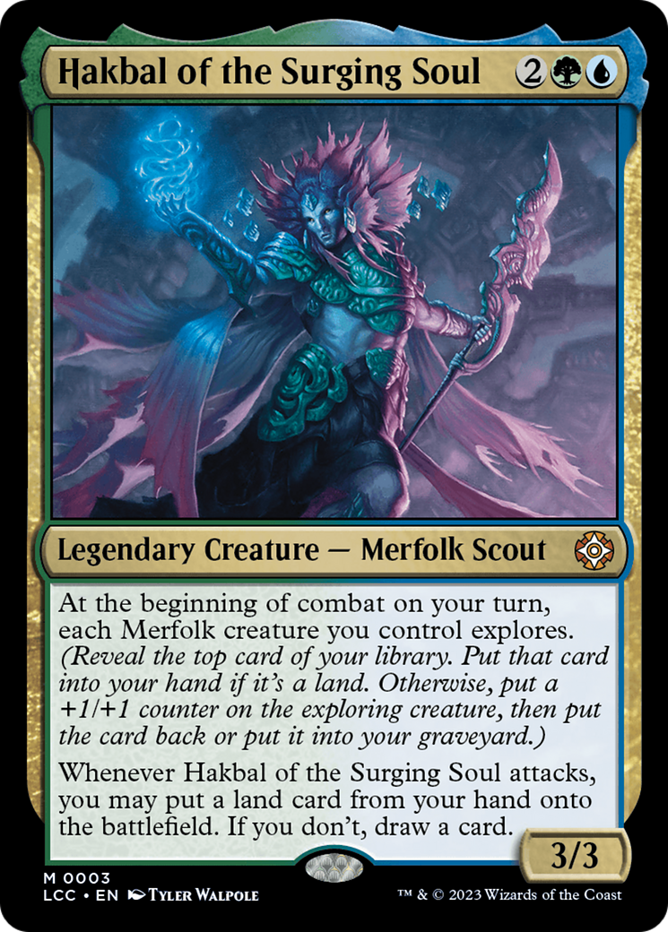 Hakbal of the Surging Soul [The Lost Caverns of Ixalan Commander] | Exor Games Summserside