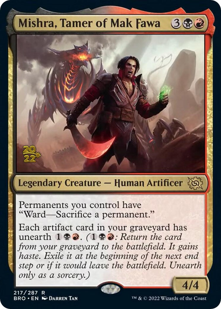Mishra, Tamer of Mak Fawa [The Brothers' War: Prerelease Promos] | Exor Games Summserside