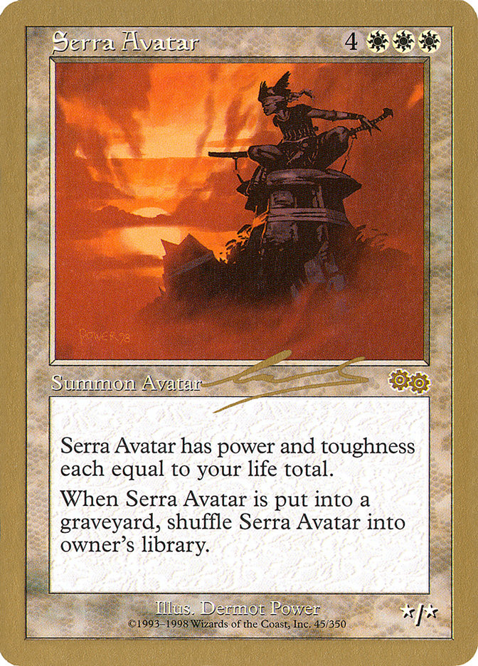 Serra Avatar (Nicolas Labarre) [World Championship Decks 2000] | Exor Games Summserside