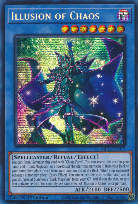 Illusion of Chaos [MP23-EN017] Prismatic Secret Rare | Exor Games Summserside