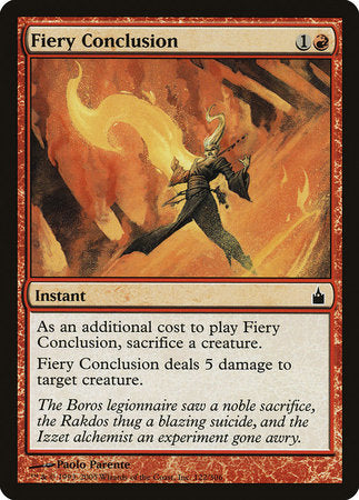 Fiery Conclusion [Ravnica: City of Guilds] | Exor Games Summserside