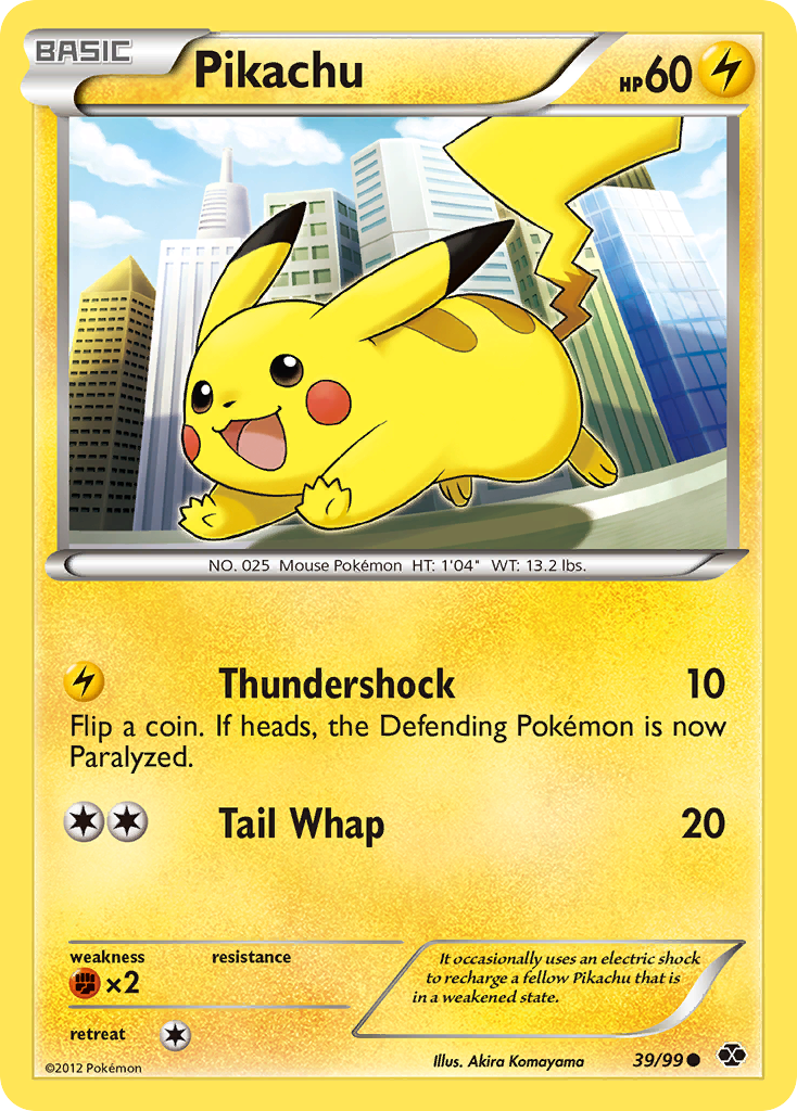 Pikachu (39/99) [Black & White: Next Destinies] | Exor Games Summserside