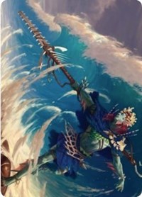 Tazeem Roilmage Art Card [Zendikar Rising Art Series] | Exor Games Summserside