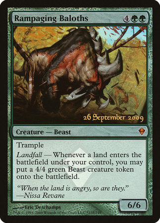 Rampaging Baloths [Zendikar Promos] | Exor Games Summserside