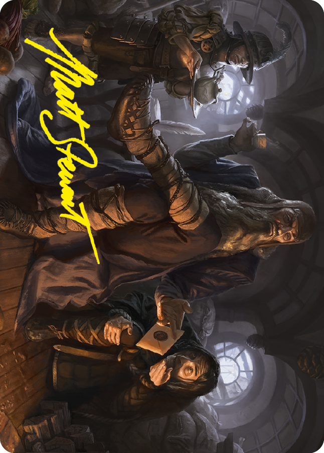 Sharkey, Tyrant of the Shire Art Card (Gold-Stamped Signature) [The Lord of the Rings: Tales of Middle-earth Art Series] | Exor Games Summserside
