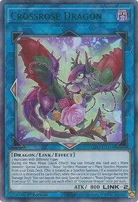 Crossrose Dragon (Green) [LDS2-EN114] Ultra Rare | Exor Games Summserside