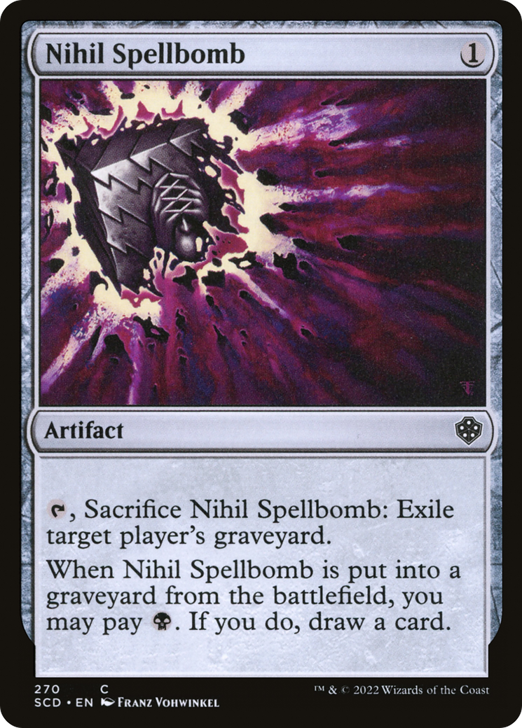 Nihil Spellbomb [Starter Commander Decks] | Exor Games Summserside