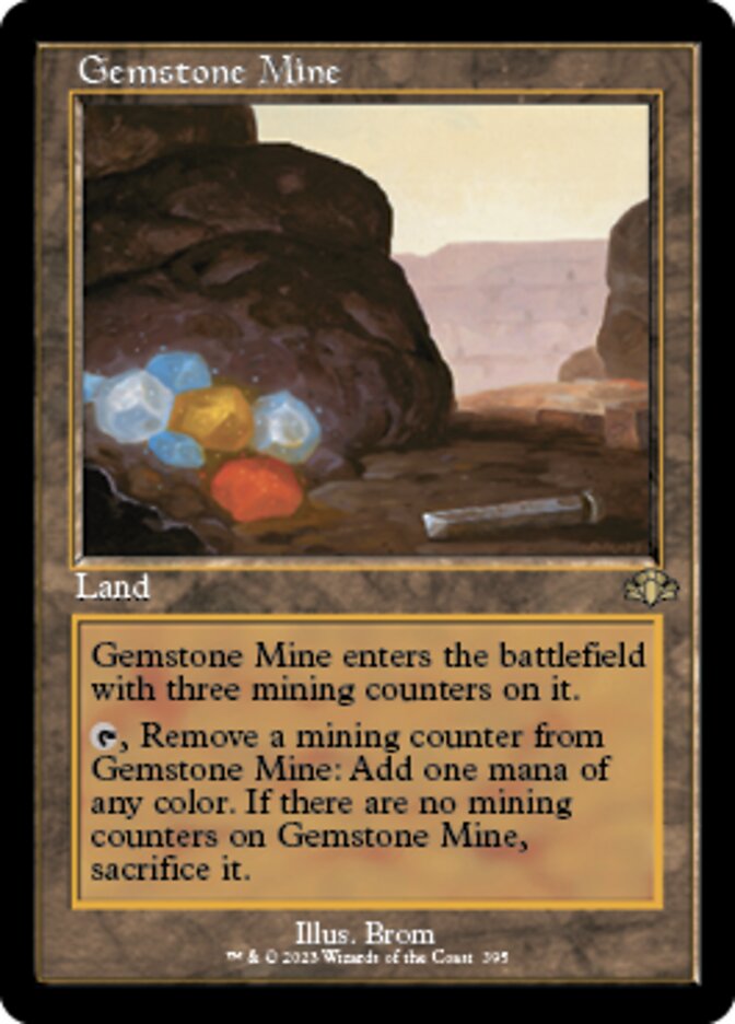 Gemstone Mine (Retro) [Dominaria Remastered] | Exor Games Summserside