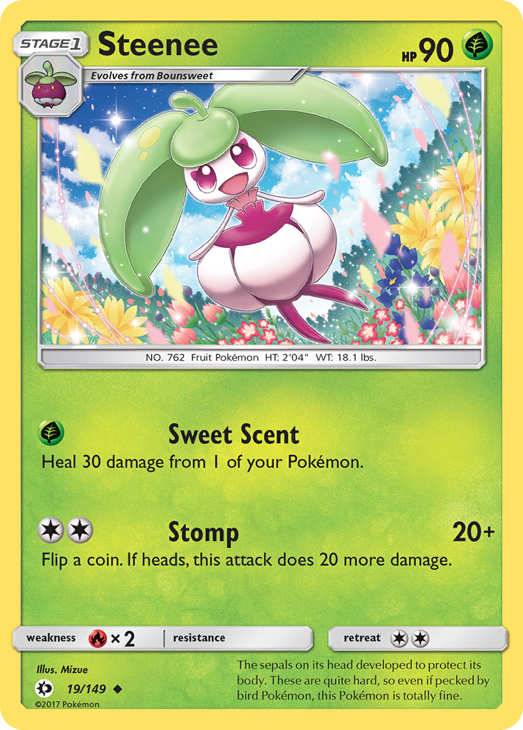 Steenee (19/149) [Sun & Moon: Base Set] | Exor Games Summserside