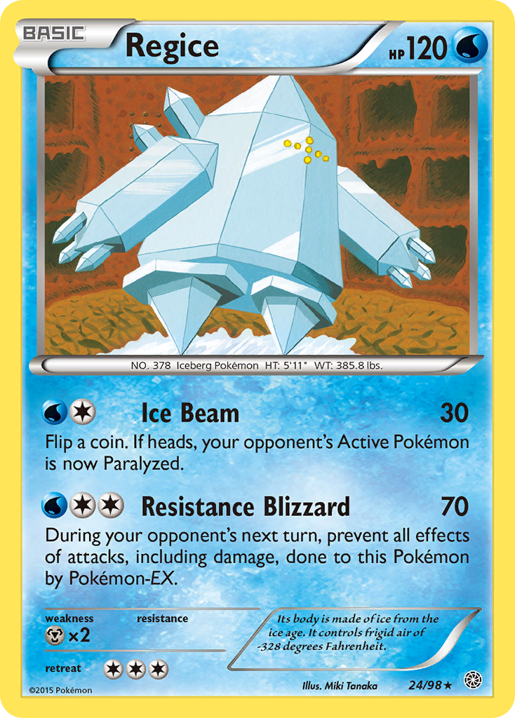 Regice (24/98) [XY: Ancient Origins] | Exor Games Summserside