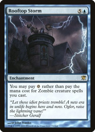 Rooftop Storm [Innistrad] | Exor Games Summserside