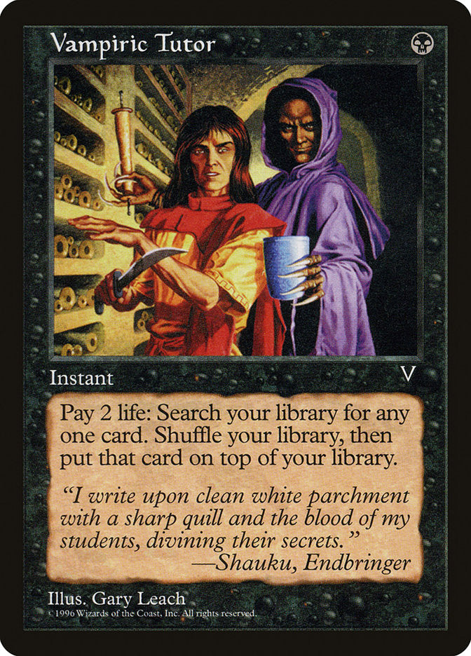 Vampiric Tutor [Visions] | Exor Games Summserside