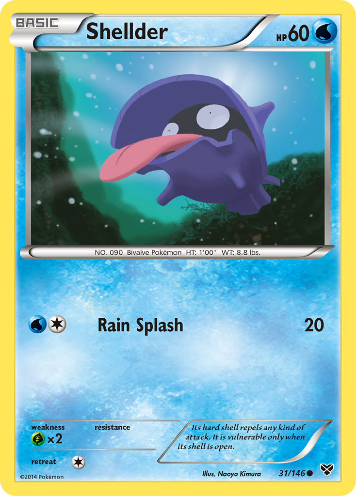 Shellder (31/146) [XY: Base Set] | Exor Games Summserside