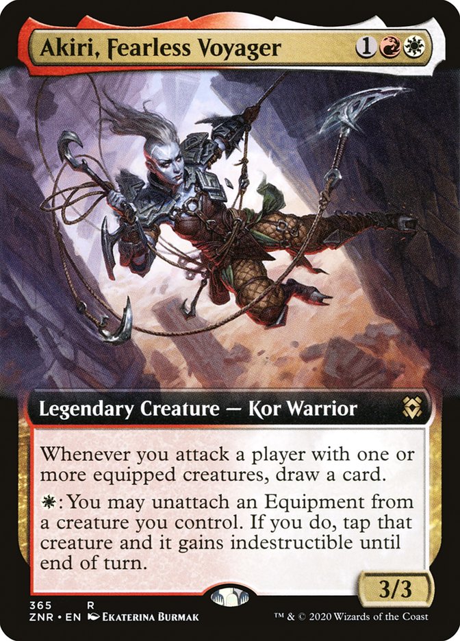 Akiri, Fearless Voyager (Extended Art) [Zendikar Rising] | Exor Games Summserside