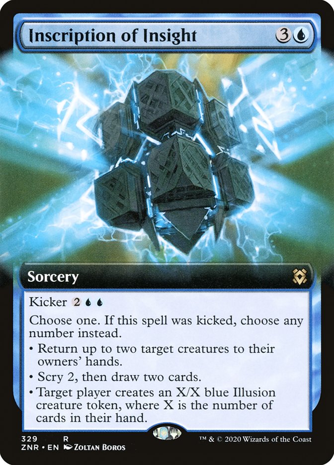 Inscription of Insight (Extended Art) [Zendikar Rising] | Exor Games Summserside