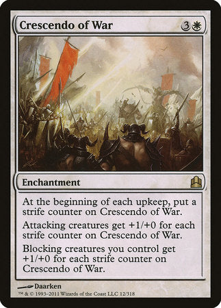 Crescendo of War [Commander 2011] | Exor Games Summserside