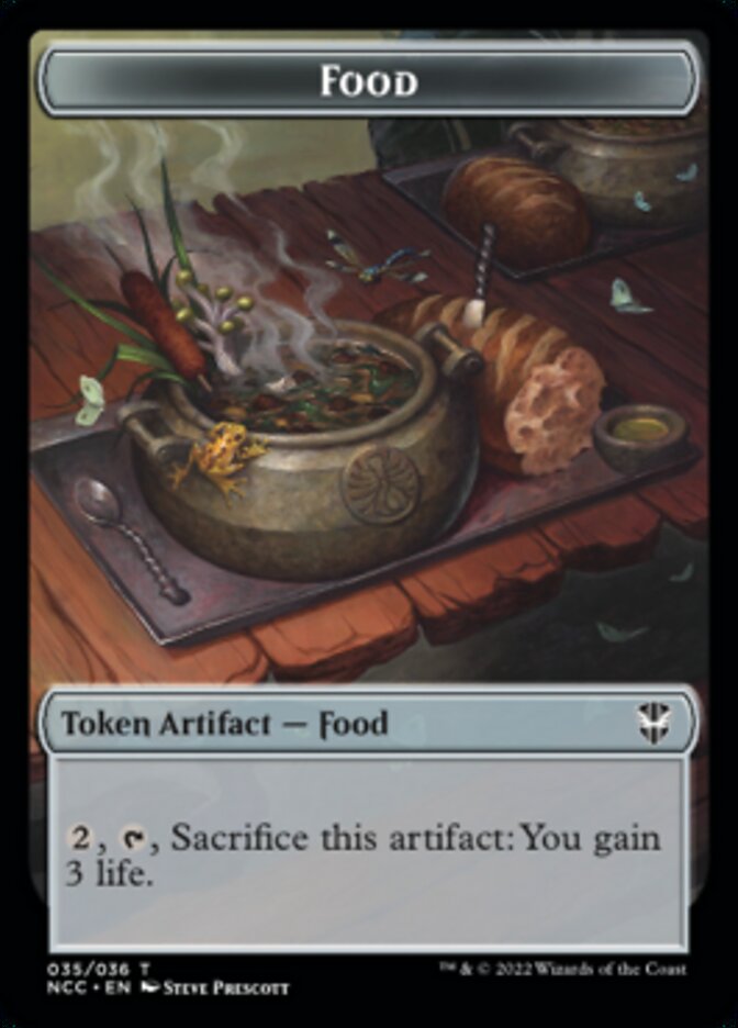 Food // Citizen Double-sided Token [Streets of New Capenna Commander Tokens] | Exor Games Summserside