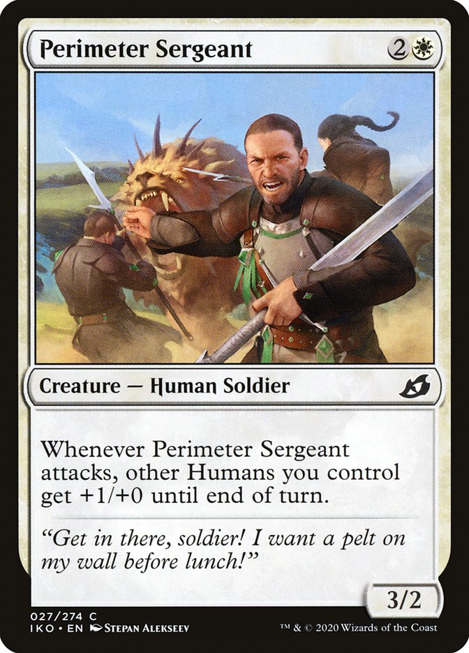 Perimeter Sergeant [Ikoria: Lair of Behemoths] | Exor Games Summserside