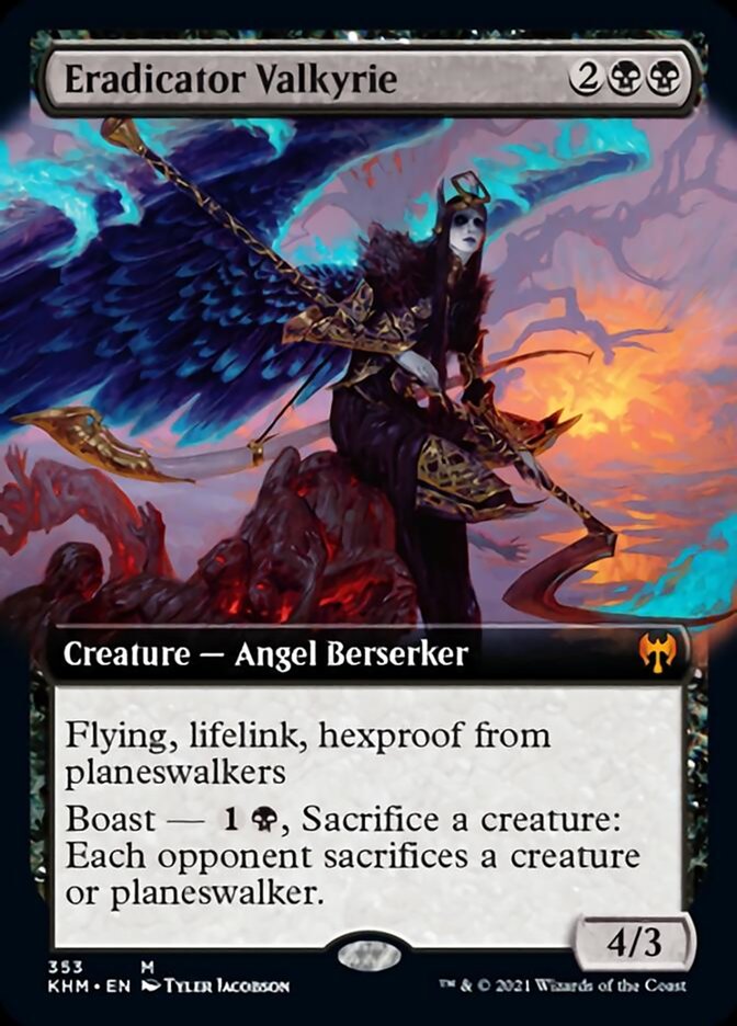 Eradicator Valkyrie (Extended Art) [Kaldheim] | Exor Games Summserside