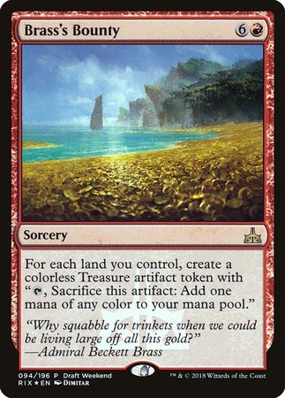 Brass's Bounty [Rivals of Ixalan Promos] | Exor Games Summserside