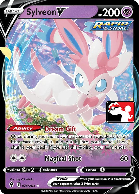 Sylveon V (074/203) [Prize Pack Series One] | Exor Games Summserside