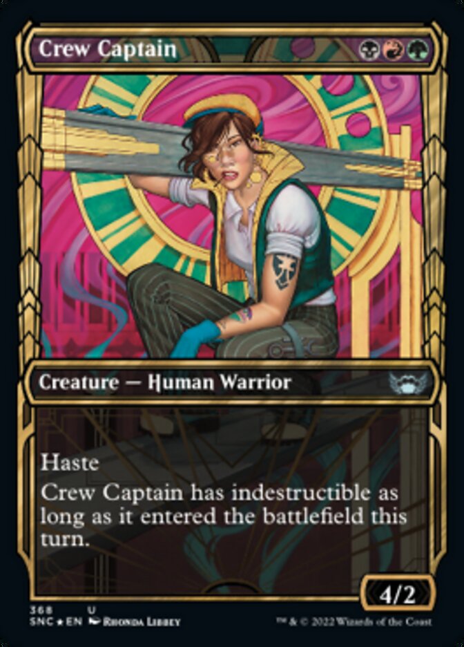 Crew Captain (Showcase Golden Age Gilded Foil) [Streets of New Capenna] | Exor Games Summserside