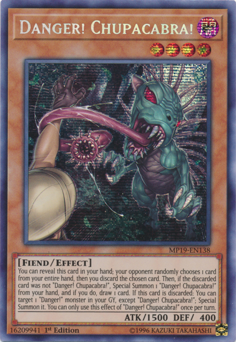 Danger! Chupacabra! [MP19-EN138] Prismatic Secret Rare | Exor Games Summserside