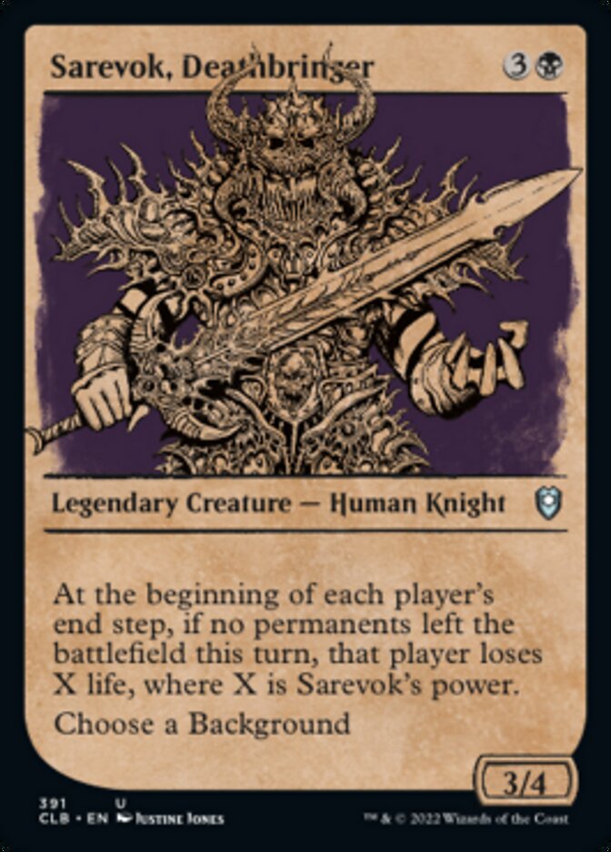 Sarevok, Deathbringer (Showcase) [Commander Legends: Battle for Baldur's Gate] | Exor Games Summserside