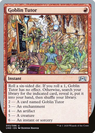 Goblin Tutor [Unsanctioned] | Exor Games Summserside