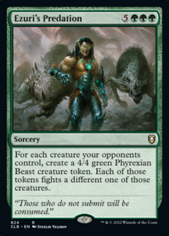Ezuri's Predation [Commander Legends: Battle for Baldur's Gate] | Exor Games Summserside