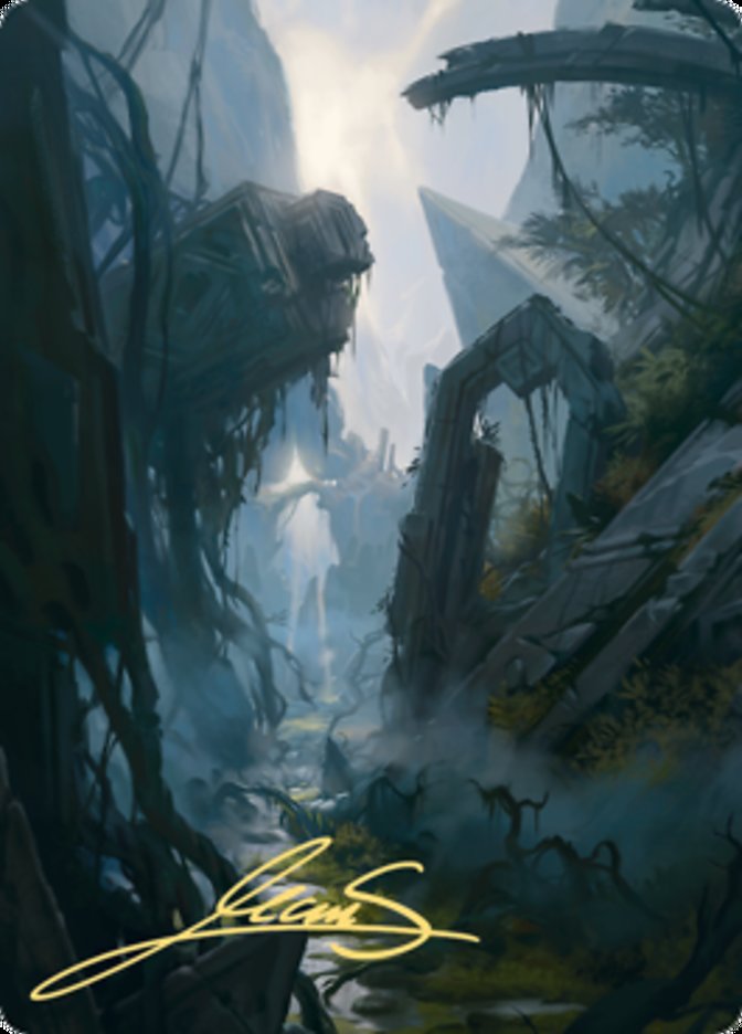 Swamp 2 Art Card (Gold-Stamped Signature) [Zendikar Rising Art Series] | Exor Games Summserside