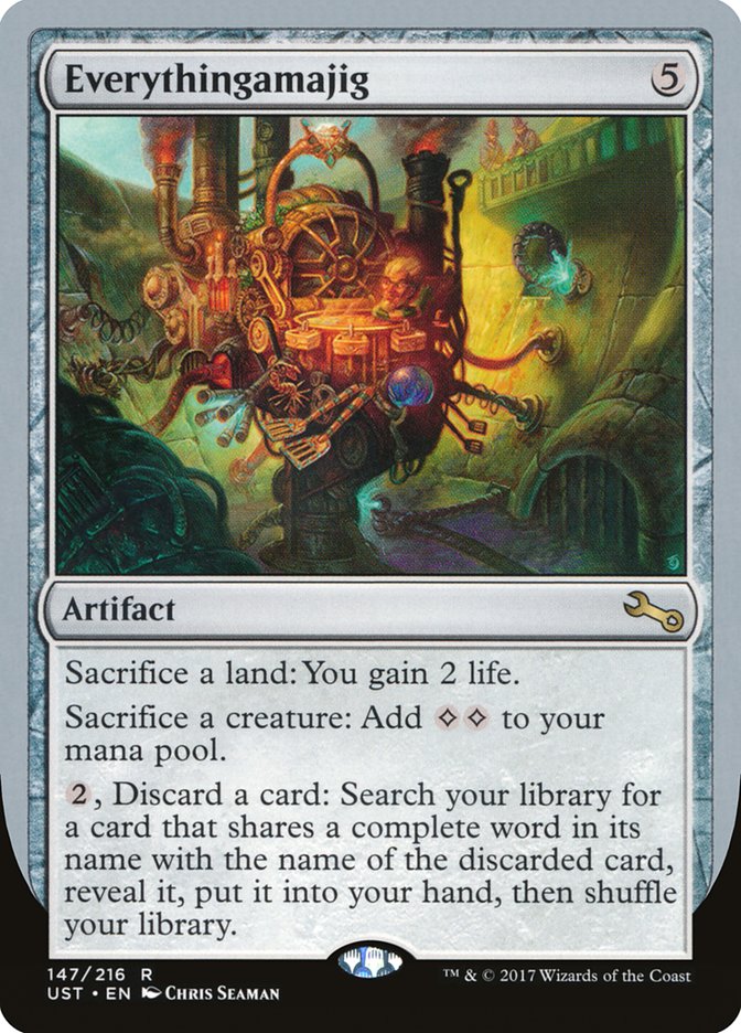 Everythingamajig ("Sacrifice a Land") [Unstable] | Exor Games Summserside