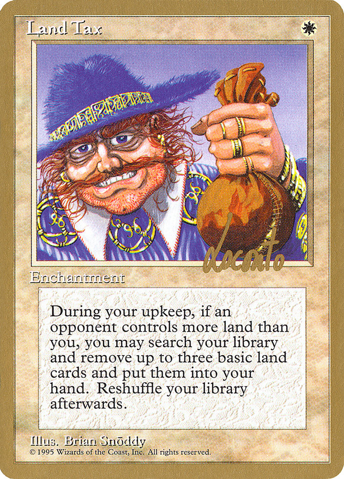 Land Tax (Michael Loconto) [Pro Tour Collector Set] | Exor Games Summserside