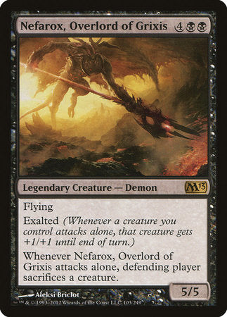 Nefarox, Overlord of Grixis [Magic 2013] | Exor Games Summserside