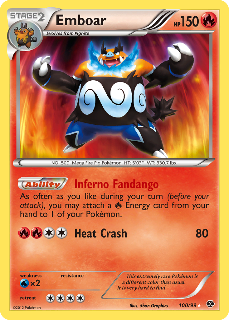 Emboar (100/99) [Black & White: Next Destinies] | Exor Games Summserside