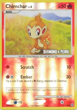 Chimchar (76/130) [Burger King Promos: 2008 Collection] | Exor Games Summserside