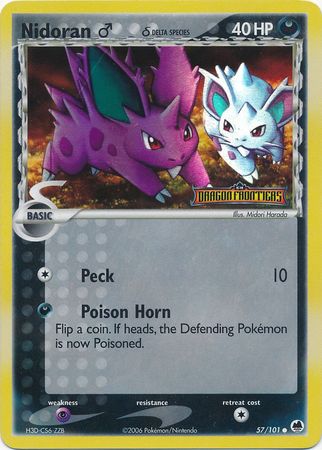 Nidoran (57/101) (Male) (Delta Species) (Stamped) [EX: Dragon Frontiers] | Exor Games Summserside