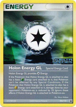 Holon Energy GL (105/113) (Stamped) [EX: Delta Species] | Exor Games Summserside