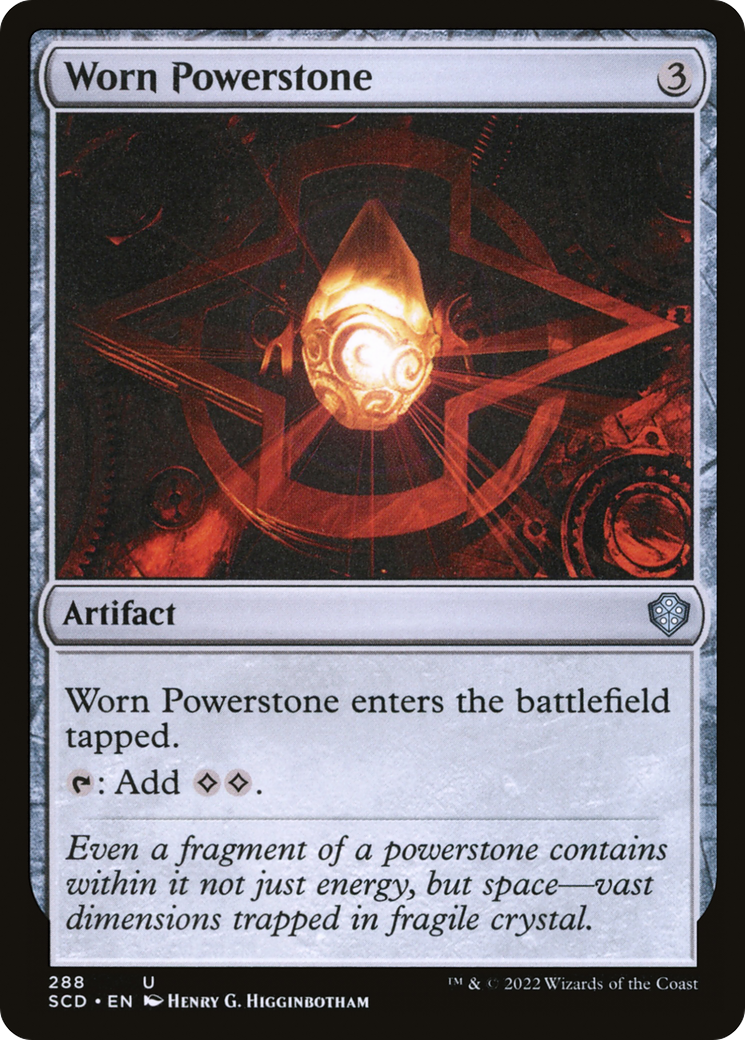 Worn Powerstone [Starter Commander Decks] | Exor Games Summserside