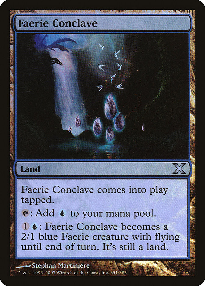 Faerie Conclave (Premium Foil) [Tenth Edition] | Exor Games Summserside