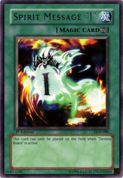 Spirit Message "I" [LON-089] Rare | Exor Games Summserside