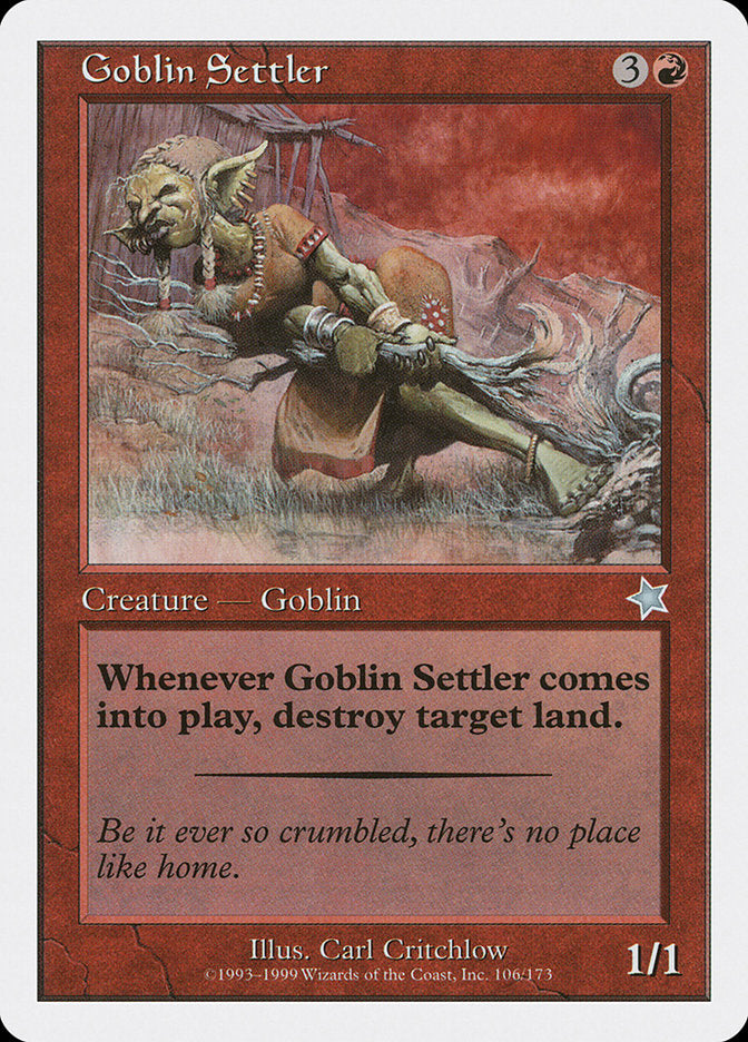 Goblin Settler [Starter 1999] | Exor Games Summserside