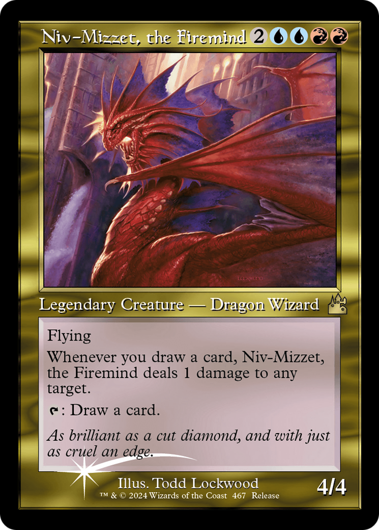 Niv-Mizzet, the Firemind (Retro Frame) [Ravnica Remastered] | Exor Games Summserside