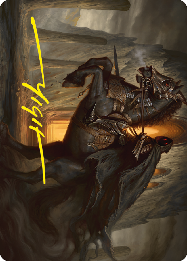 Nazgul Art Card (Gold-Stamped Signature) [The Lord of the Rings: Tales of Middle-earth Art Series] | Exor Games Summserside