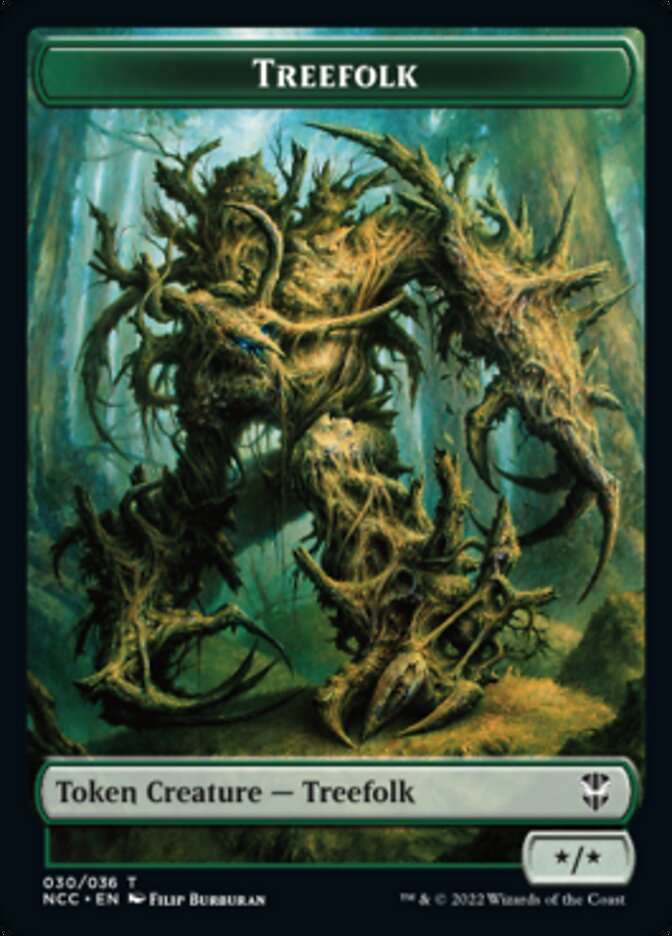 Treefolk // Spider Double-sided Token [Streets of New Capenna Commander Tokens] | Exor Games Summserside