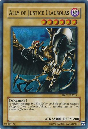 Ally of Justice Clausolas [HA01-EN014] Super Rare | Exor Games Summserside