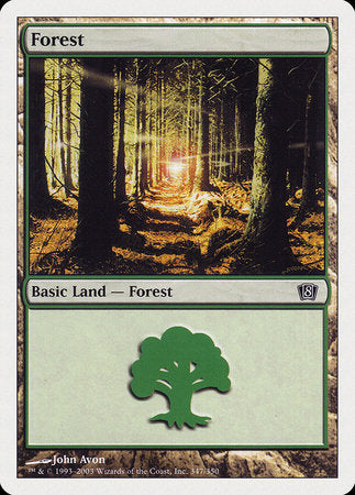 Forest (347) [Eighth Edition] | Exor Games Summserside