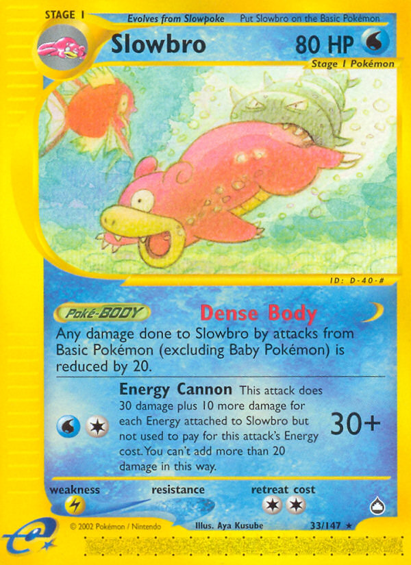 Slowbro (33/147) [Aquapolis] | Exor Games Summserside